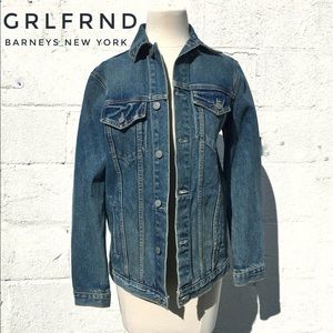 Boyfriend Fit Jean Jacket💙 New with Tags